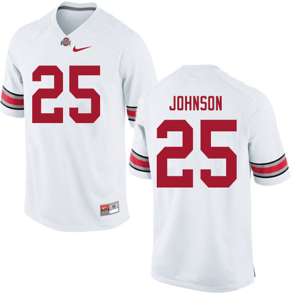 Ohio State Buckeyes #25 Xavier Johnson College Football Jerseys Sale-White